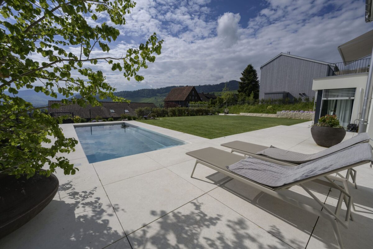 Neubau Gartenanlage mit Pool